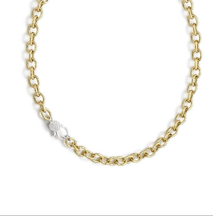 18" Chunky Cable Link Necklace