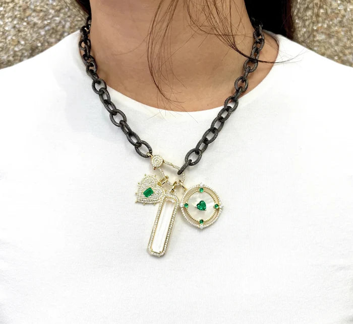Chunky Cable Link Necklace - FREIDA ROTHMAN