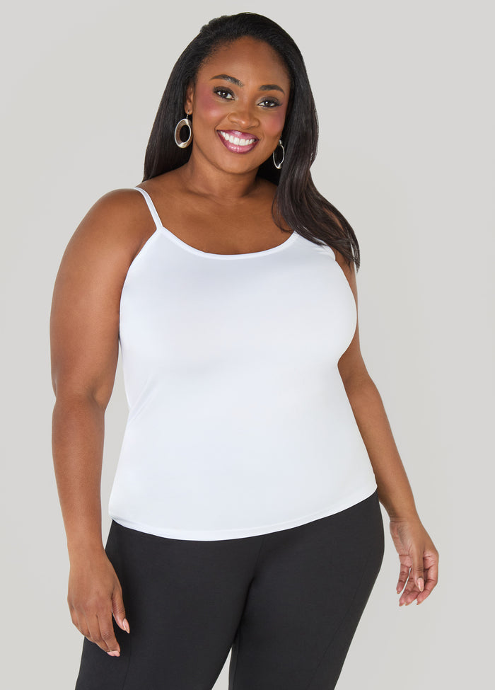 Adjustable Stretch Knit Cami Top