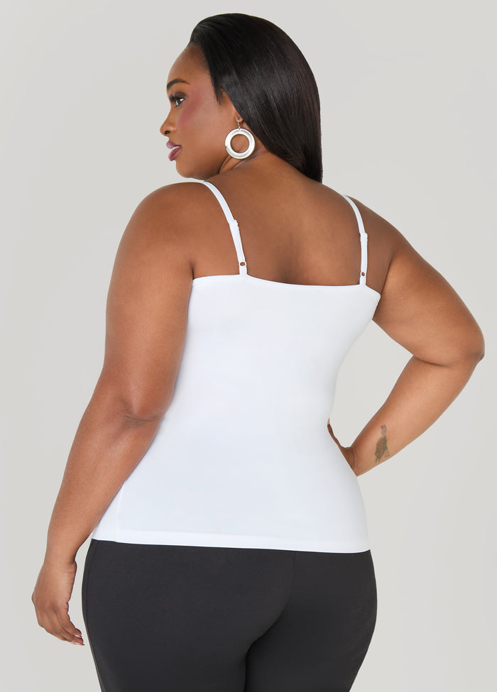 Adjustable Stretch Knit Cami Top