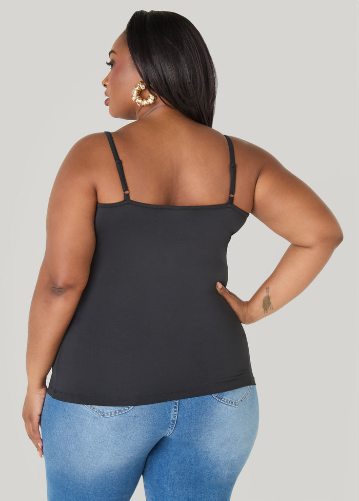 Adjustable Stretch Knit Cami Top
