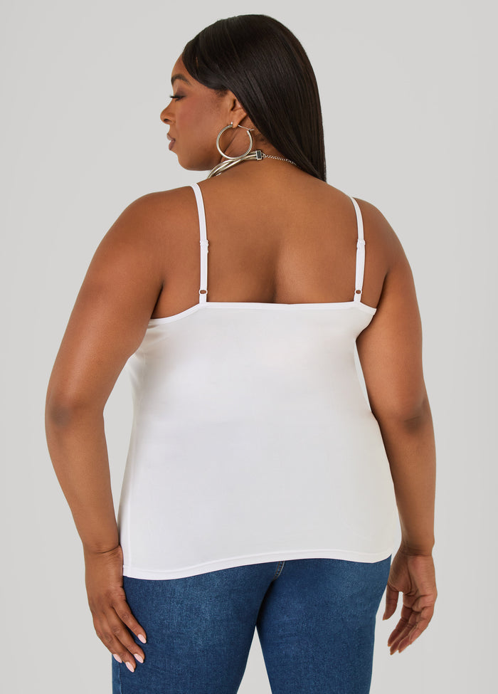 Adjustable Stretch Knit Cami