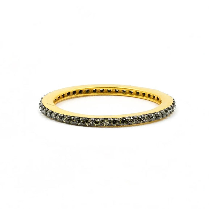 Gold & Black - Olive Cubic Zirconia / 2