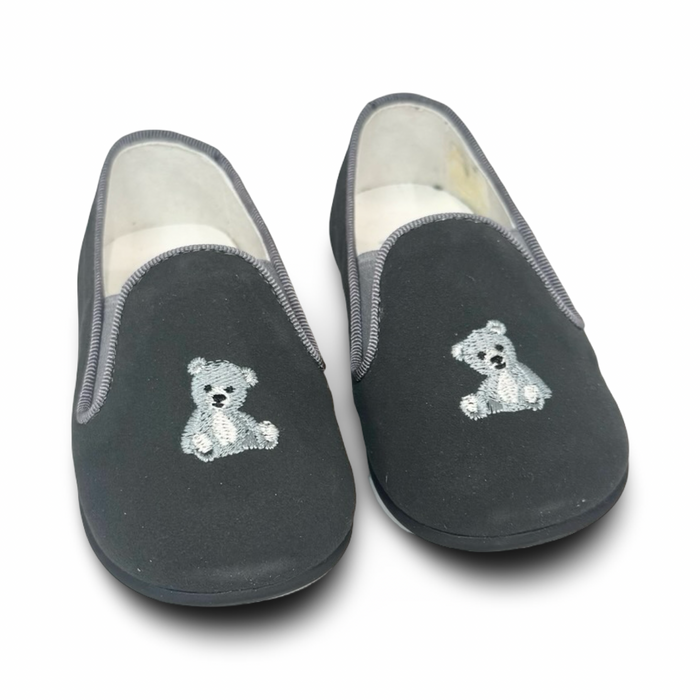 Andanines Gray Suede Bear Smoking Shoe