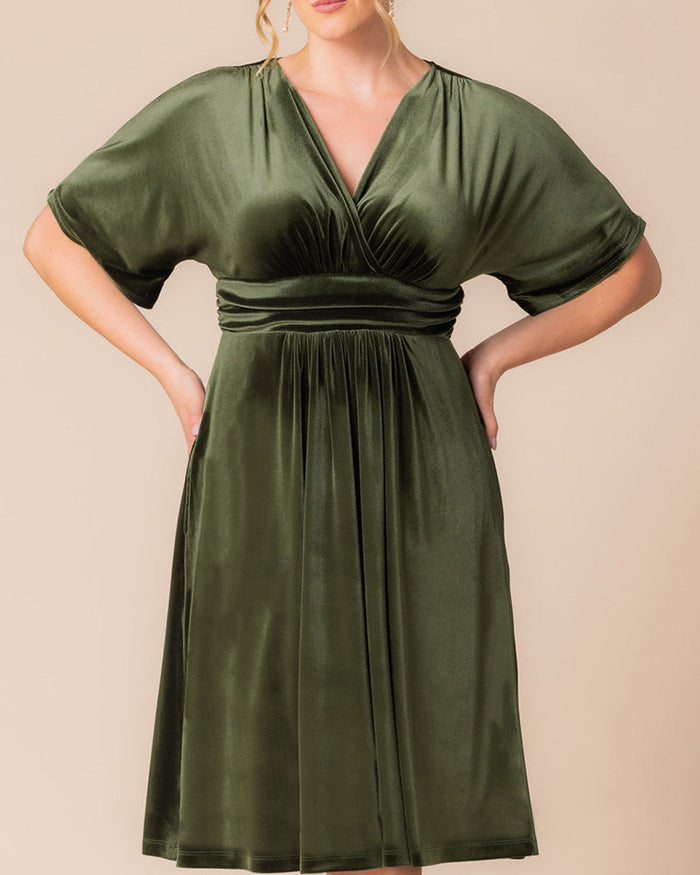 Angelic Velvet Cocktail Dress