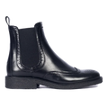 Angulus Black Wingtip Bootie
