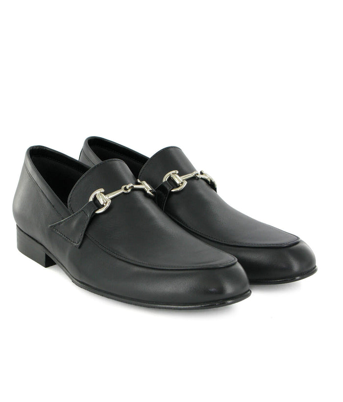 Atlanta Black Classic Buckle Loafer