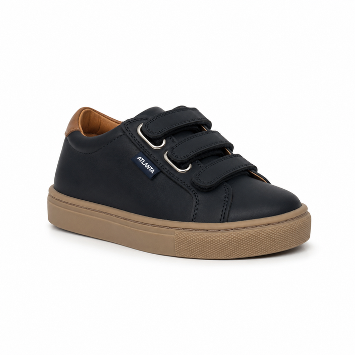 Atlanta Black Three Velcro Sneaker
