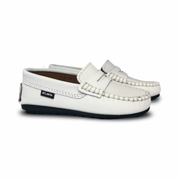 Atlanta White Smooth Original Penny Loafer