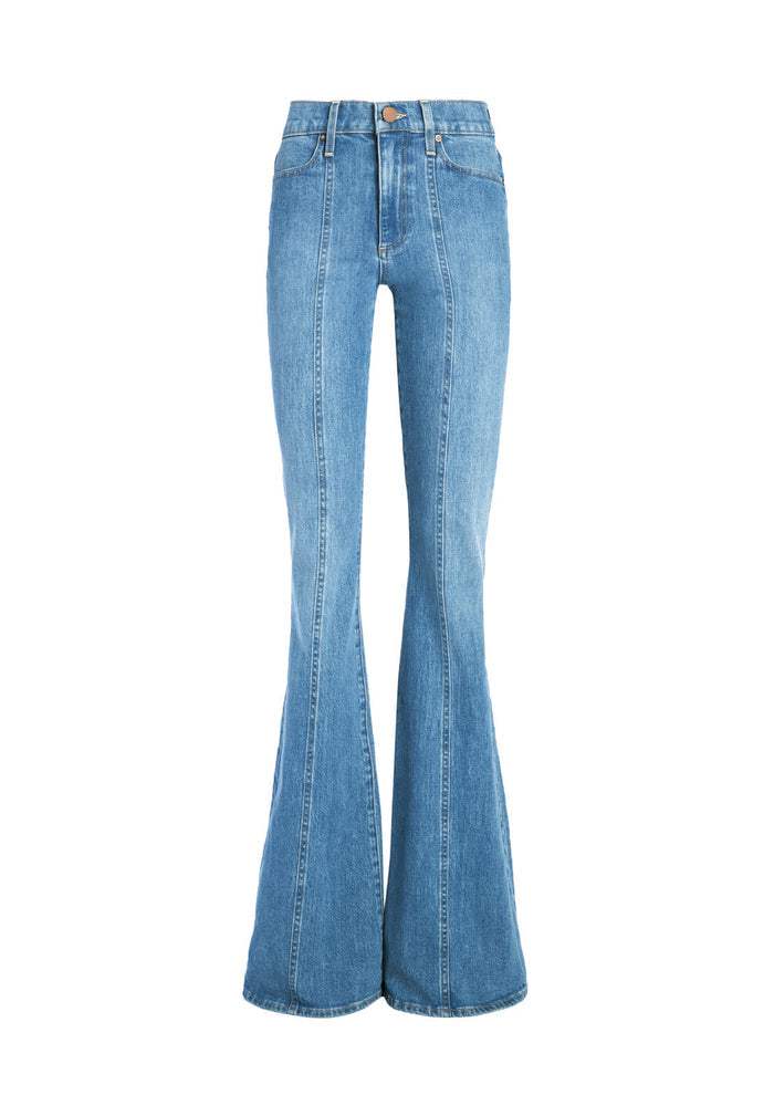 BEAUTIFUL HIGH RISE BELL JEAN - LOVE ME