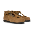Beberlis Almond Suede Baby T-Strap