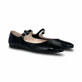 Beberlis Black Patent Cap Mary Jane