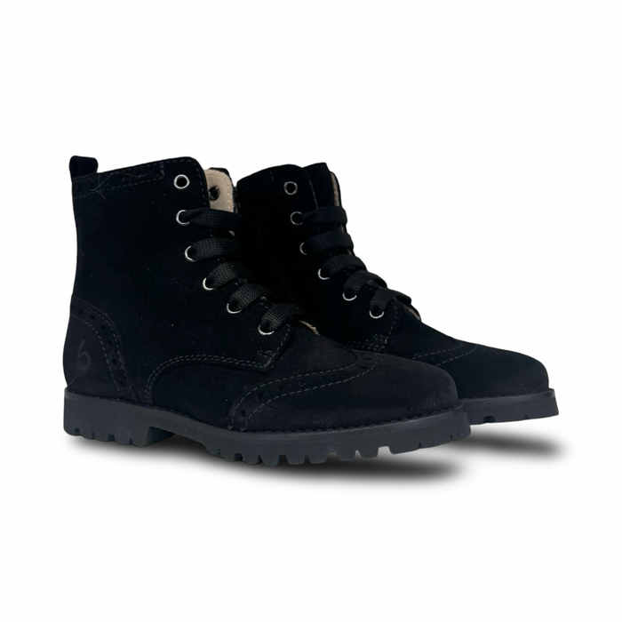 Beberlis Black Suede Ankle Boot