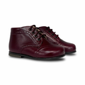 Beberlis Burgundy Wingtip Baby Bootie
