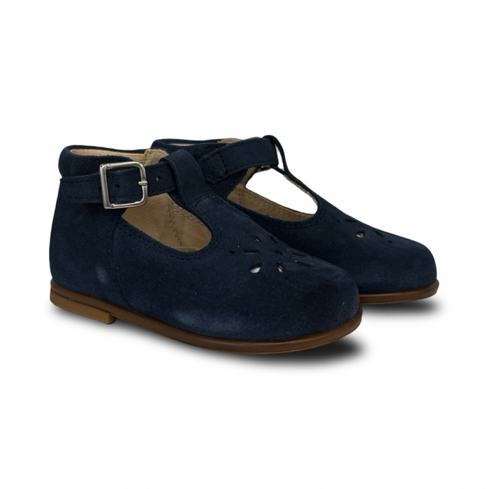 Beberlis London Blue Baby T-Strap High Top