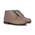 Beberlis Old Pink Leather Lace-up Baby Bootie