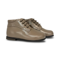 Beberlis Taupe Scalloped Baby Bootie