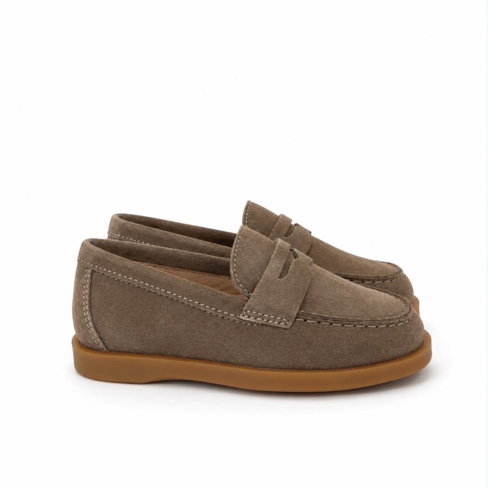Beberlis Taupe Suede Loafer