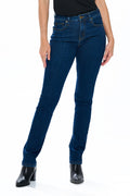 Aviator slim straight classic indigo travel jeans