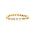 AllGold9 Bezel Pavé Stack Ring RINGS FOR STACKING RING