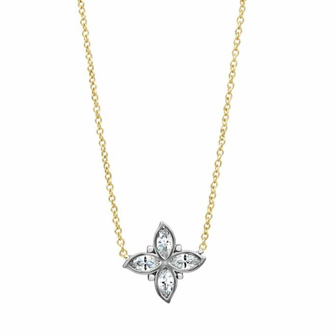 Bloom Petal Pendant Necklace - FREIDA ROTHMAN