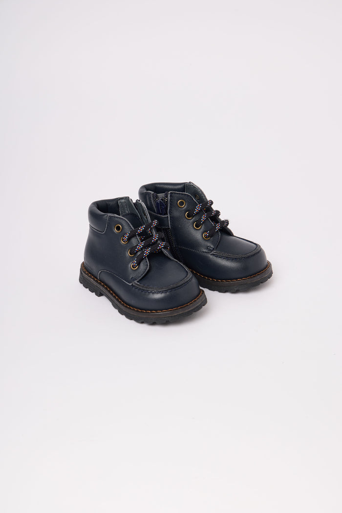 Bonpoint Navy Toddler Bootie