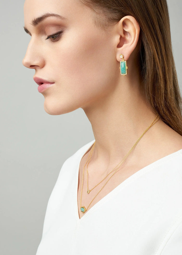 Brooklyn Coast Multi Stone Drop Earrings