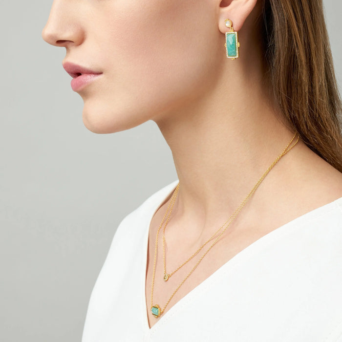 Brooklyn Coast Multi Stone Drop Earrings