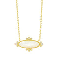 Amazonian Allure Mother of Pearl Pendant Necklace - FREIDA ROTHMAN