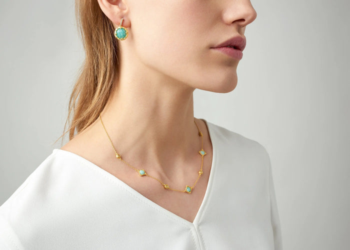 Amazonian Allure Petite Drop Earrings - FREIDA ROTHMAN
