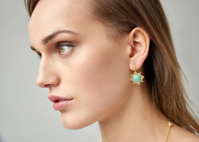 Brooklyn Coast Starburst Leverback Earrings