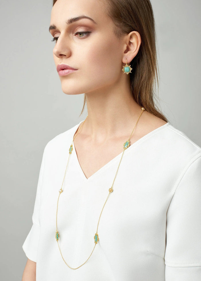 Brooklyn Coast Starburst Leverback Earrings