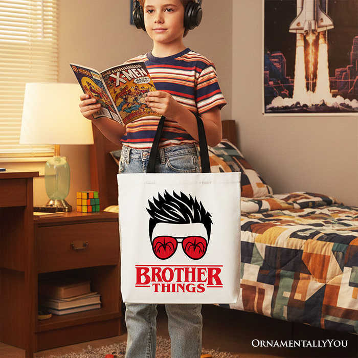 Brother Things Canvas Tote Bag