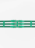 Buckled Caged Stretch Belt