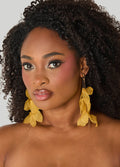 Chiffon Flower Earrings