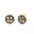 Clover Cage Stud Earrings - FREIDA ROTHMAN