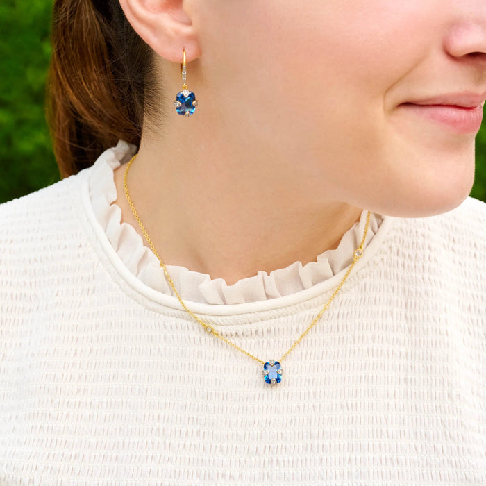 Coastal Hues Short Pendant Neckalce Brooklyn Coast NECKLACE