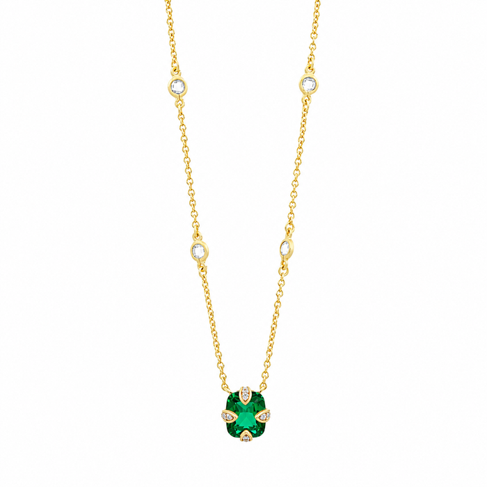 Coastal Hues Short Pendant Necklace