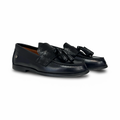 Confetti Black Tassel Loafer