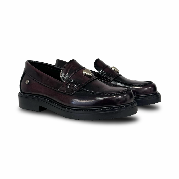 Confetti Burdeos Heart Loafer