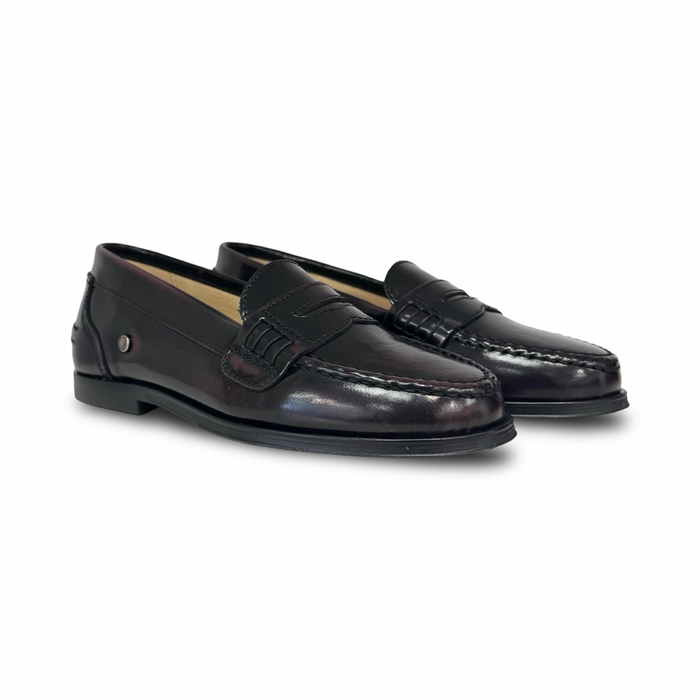 Confetti Burdeos Penny Loafer