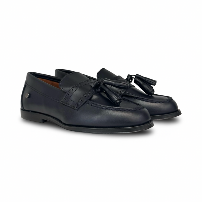 Confetti Navy Tassel Loafer