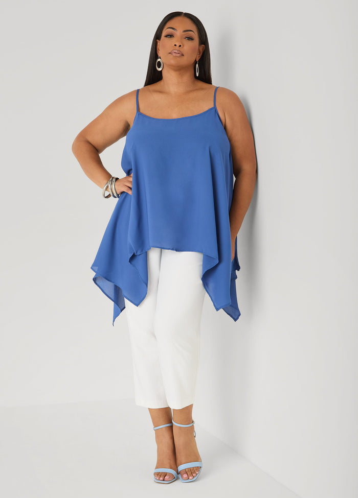 Crepe Handkerchief Tank