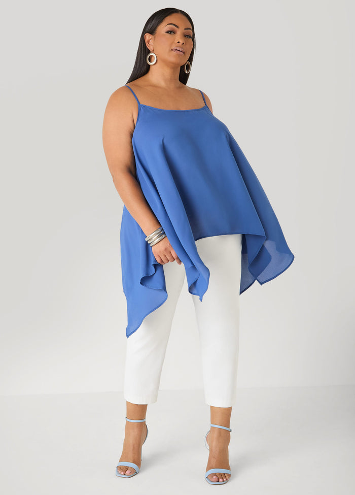 Crepe Handkerchief Tank