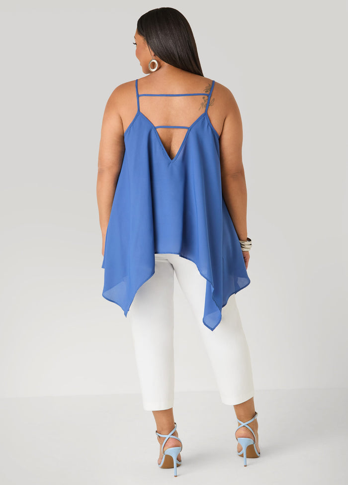 Crepe Handkerchief Tank