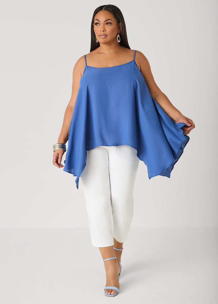 Crepe Handkerchief Tank