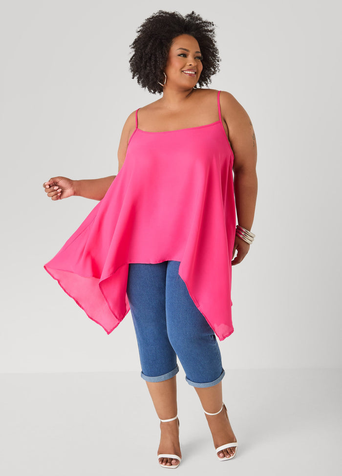 Crepe Handkerchief Tank