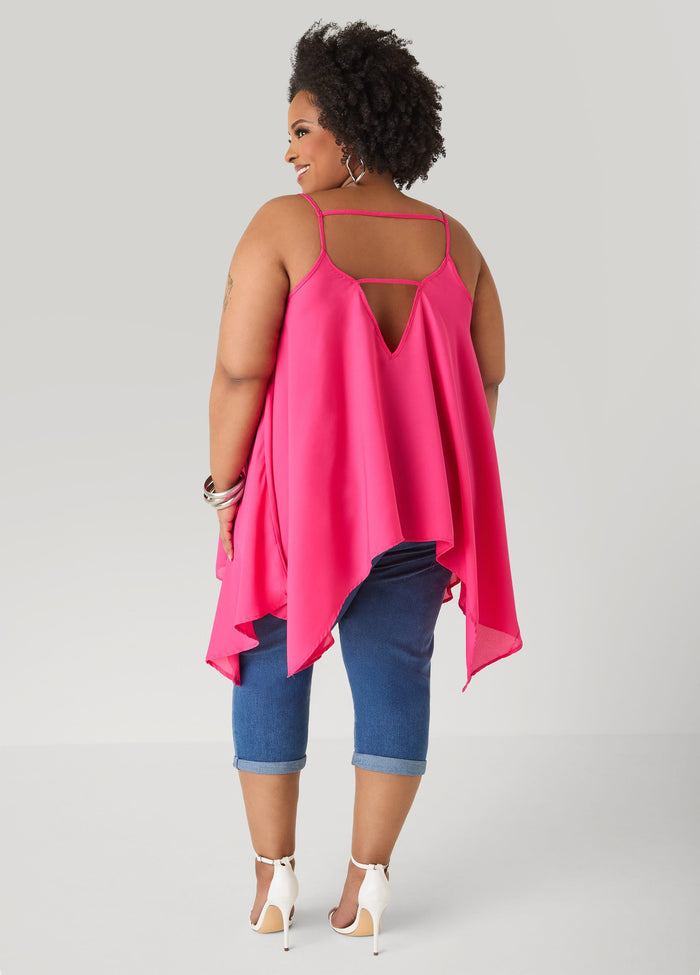 Crepe Handkerchief Tank
