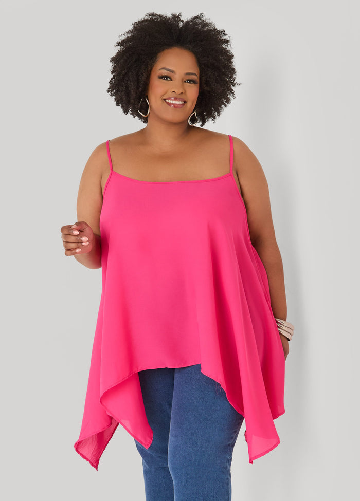Crepe Handkerchief Tank