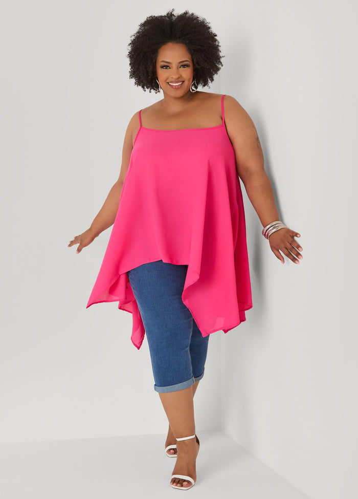 Crepe Handkerchief Tank